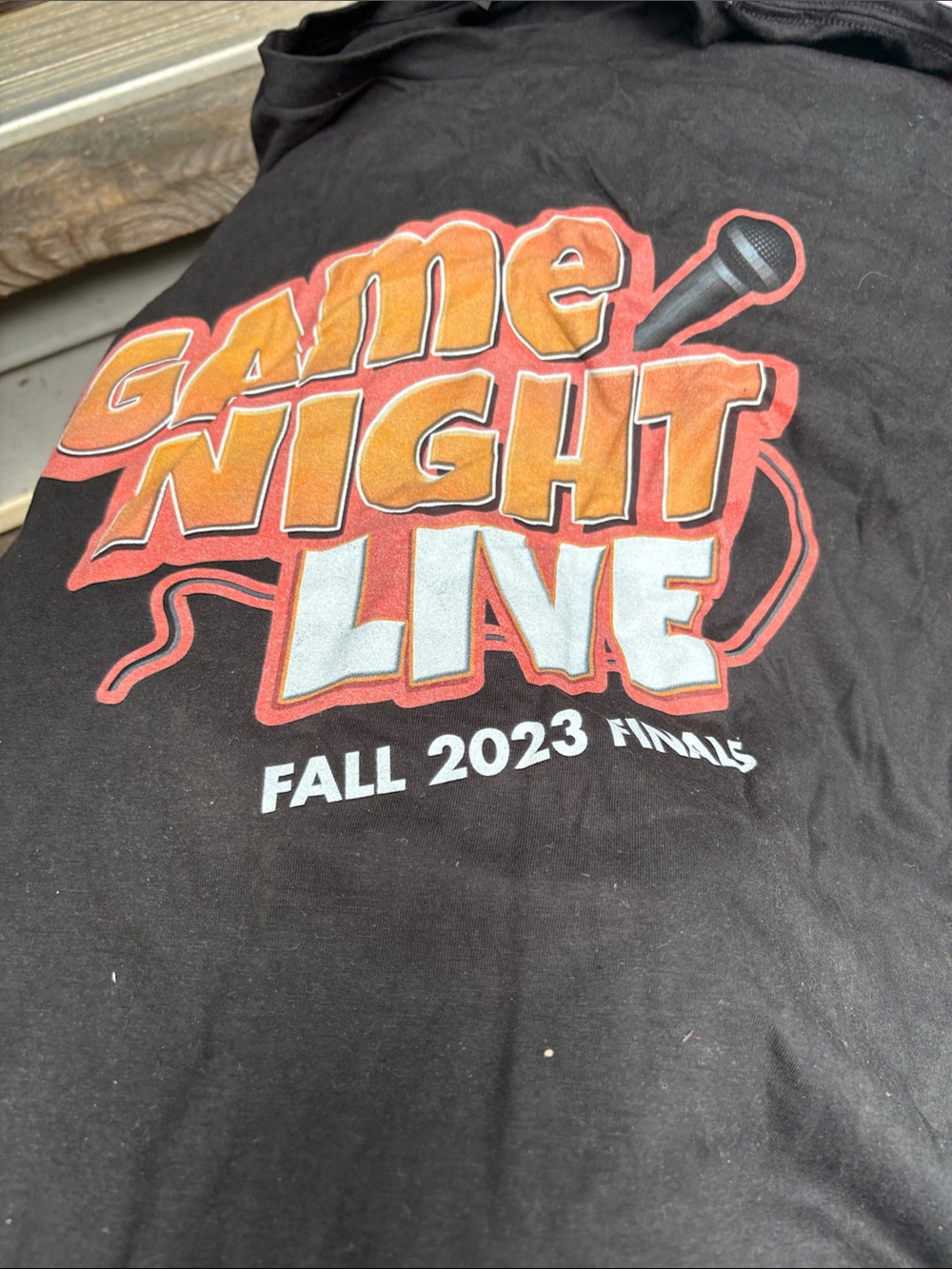 Game Night Live Fall 2023 Finals Black Graphic Tee